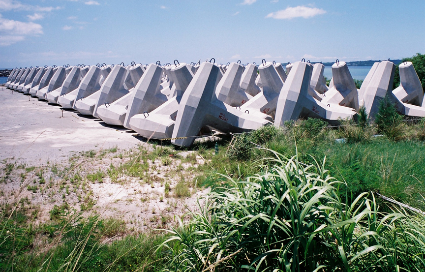 Tetrapods à Sakimotobu